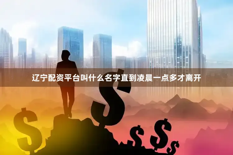 辽宁配资平台叫什么名字直到凌晨一点多才离开