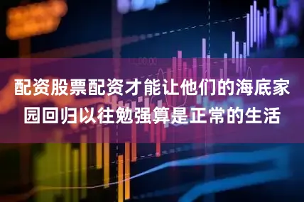 配资股票配资才能让他们的海底家园回归以往勉强算是正常的生活